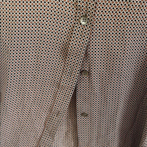 theory Patterned Button-Up Blouse - Picture 4 of 8